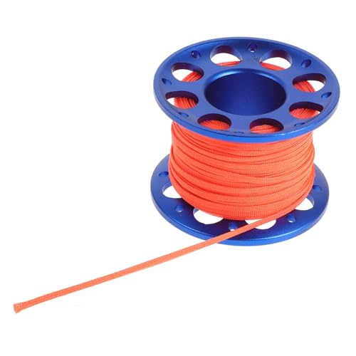 Sosoport Finger Spool Diving Aluminum Alloy Elephant Wire Pulling Wheel Compact Diving Spool Reel