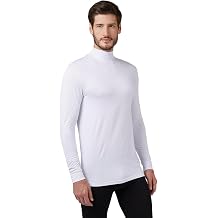 32 Degrees Men's Lightweight Baselayer Mock Top | Form Fitting | Long Sleeve |4-Way Stretch | Thermal