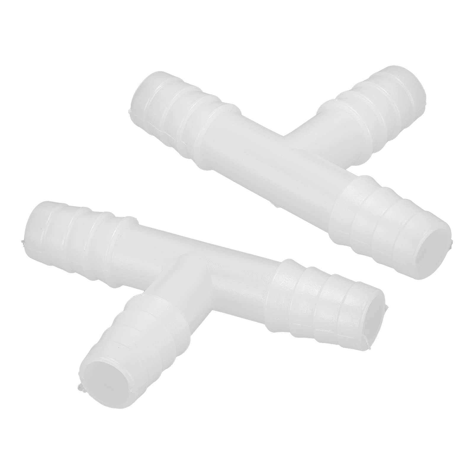 Zerodis T Shape Control Valve, Water Pipe Joint Aquarium Airline Tubing Connectors 10mm Air Tube Connectors Plastic for Fish Tank