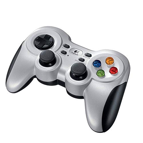 Logitech G F710 Wireless Gamepad, 2.4 GHz Wireless with USB Nano-Receiver, Controller Dual Vibration Feedback, 4 Switch D-Pad, PC - Grey/Black by Logitech G - Used condition - US$28.50