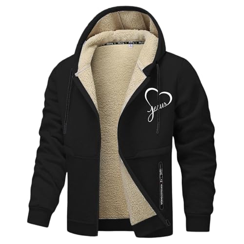 Veste polaire homme contre le froid coupe-vent confortable doublure peluche