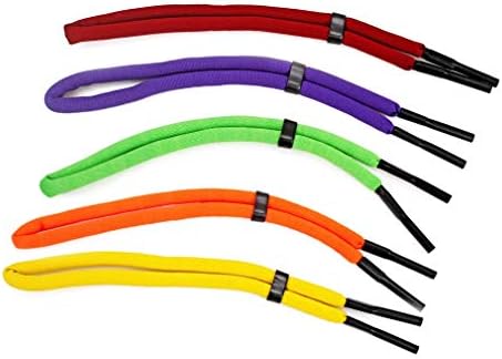 FASOTY 5 Pcs Floating Sunglass Strap Adjustable Floating Foam Glasses Strap Eyewear Retainer Safety Sport Sunglasses Strap Unisex
