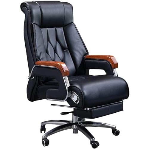 QUSYZD Silla de Jefe/Silla de Oficina de masajes Silla de Oficina Cómoda Silla reclinable para computadora Silla elevadora para el hogar Asiento Silla ejecutiva de neg,