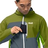 Jack Wolfskin Eagle Peak Ii Softshell M Softshelljacke für Herren, Goldene Zypresse, S