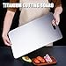 SHIRIA Cutting Board, Pure Titanium Cutting Boards For Kitchen, Double-Sided Titanium Cutting Board for Cutting Vegetables And Meat (12 * 8 in)