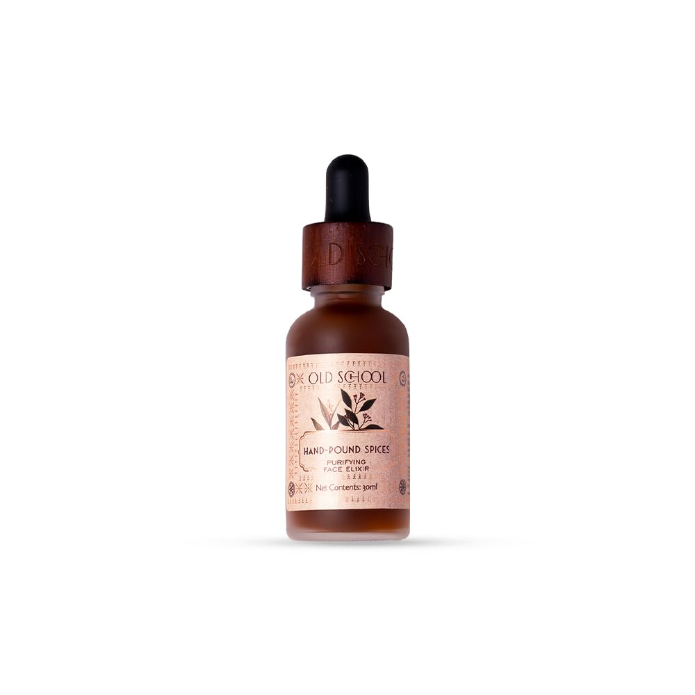 Old School Rituals Hand-Pounded Spices Purifying Face Elixir | Detoxifying & Clarifying Serum for Healthy, Glowing Skin | Anti-Acne, Pigmentation, and Anti-Aging | Infused with Natural Spices | 30ml-picture-30
