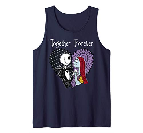 Disney The Nightmare Before Christmas Jack & Sally Together Tank Top