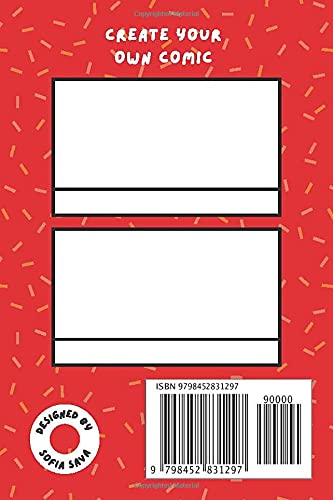 Mini Blank Comic Book: Draw Whenever Creativity Strikes - Small (4\" x 6\" Inches) Sketchbook - 120 Numbered Pages - With Speech Bubbles