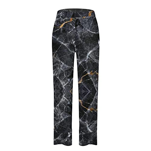 Kingspinner Capri Pants For Women Casual Harem Sweatpants For Women Cotton Linen Loose Elastic Waist Ankle Cropped Trouser #TOP2