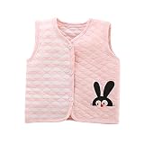 YONGHS Unisex Baby Spring Winter Vests Toddler Boys Girls Button Down Warm Waistcoat Tops Outerwear