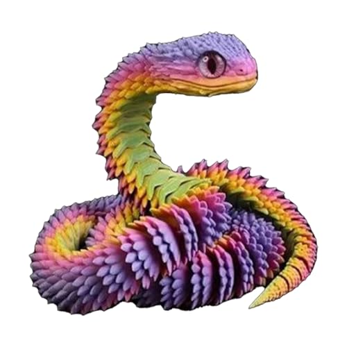 Opilroyn 3D-Druck Schlange Fidget-Spielzeug