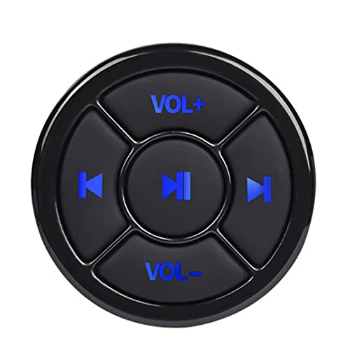 Lobamop Bluetooth ohne Knopf, Multimedia, Fernbedienung, Auto, Motorrad, Fahrrad, Lenkrad, Musik, Fernbedienung für Telefon, Tablet