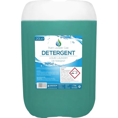 Professional Liquid Detergent, 20L, Spring Fragrance, Automatic and Manual Wash, Christeyns Clover
