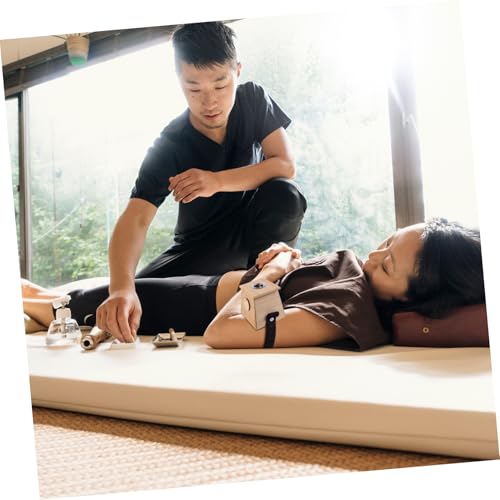 Caja portátil de moxibustión de bambú Ipetboom, herramienta de terapia para alivio del dolor articular, uso doméstico y salud del bazo y estómago miniatura 2