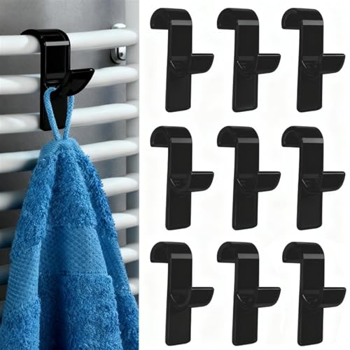 10 Piezas Ganchos Radiador Toallero Colgador