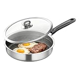 Antihaft-Pfannen – hart eloxierte Bratpfanne, deutsche Technikbeschichtung, ergonomischer Griff aus hitzebeständigem Aluminium | Omelettpfanne in Profiqualität für die Küche