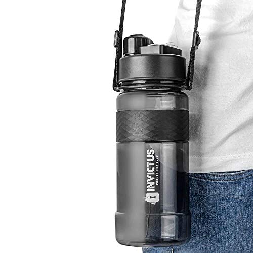 GARRAFA PLÁSTICA INVICTUS LIQUID - PRETA