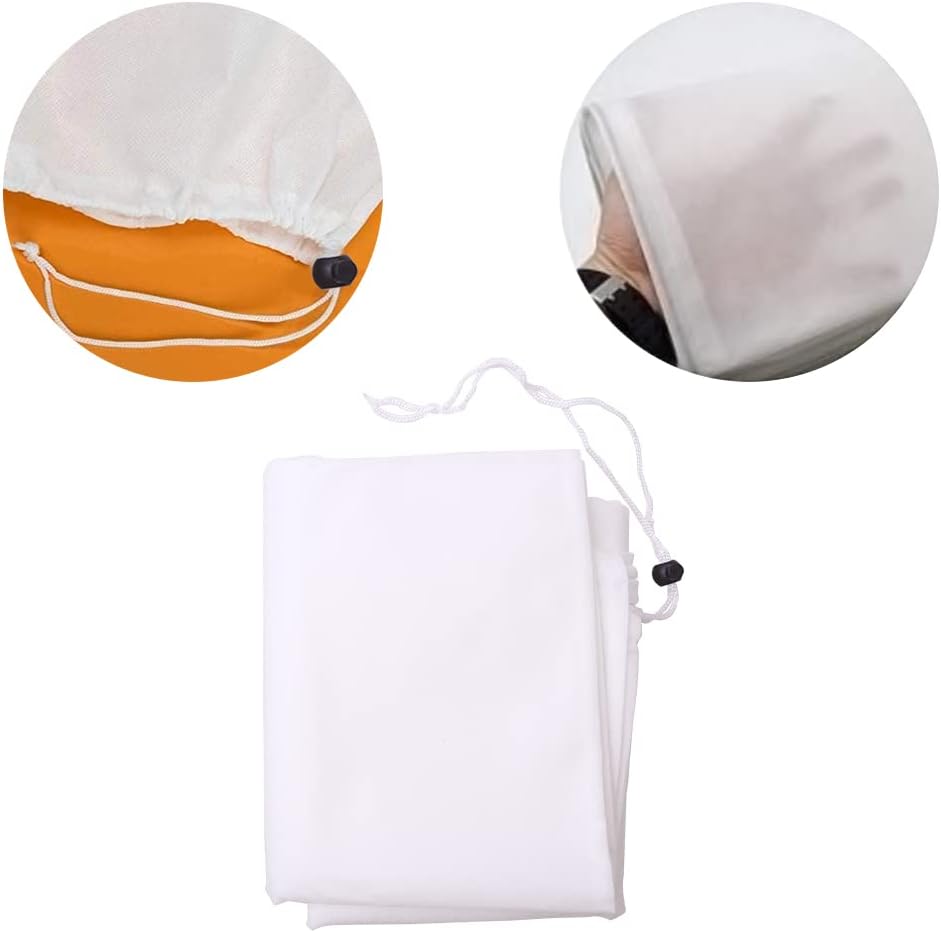 4 Pack Plant Covers Freeze Protection, 47.2" x 70.8'' Winter Frost Blankets for Outdoor Plants Reusable Plant Protector Drawstring Bags for Cold Frost Freeze Sun Protection Bird Insect Prevention