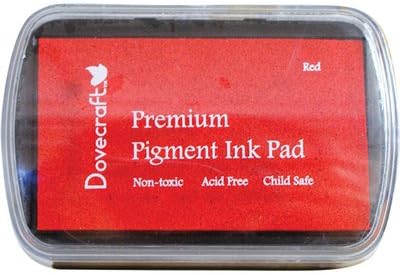 Dovecraft Pigment Ink Pads - Red - Acid Free