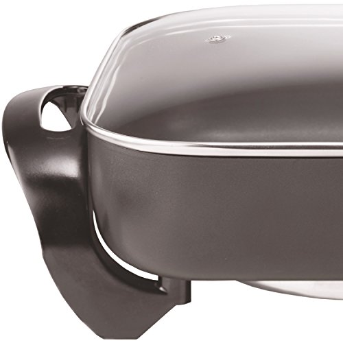 Brentwood SK-75 16-Inch Non-Stick Electric Skillet with Glass Lid, Black by Brentwood - Image 8