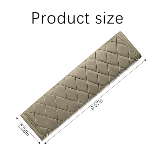 image for Mandark 2PCS Car Seat Belt Cover, Breathable Leather Vehicle Safety Se