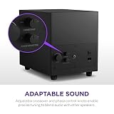 NZXT Relay Subwoofer PC - AP-SUB80-EU - Czarny - 140 W - Głębokie basy - 6,5-calowy głośnik Down-Firing
