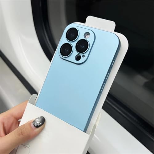Coque iPhone 16 Pro Max TPU mat haute finition et finesse absolue bleu