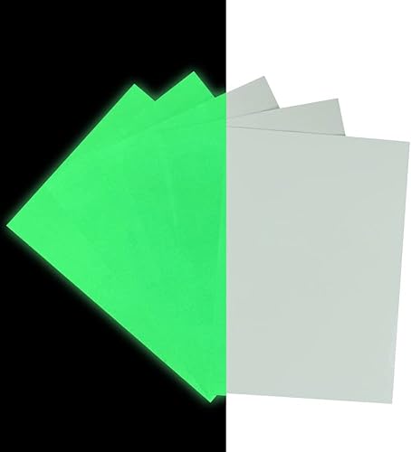 EVERYGLOW Película laminadora fría A4 de 8.27 x 11.7 pulgadas que brilla en la oscuridad, película protectora de PET para fotos, carteles al aire