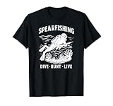 Sports Spearfishing arpón buzo buceo Pesca submarina Camiseta