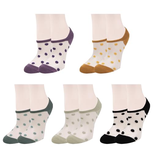 Image of Benefeet Sox Sheer No Show Socks Women Girls Cute Thin Mesh Low Cut Liner Socks for Loafers Boat Shoes