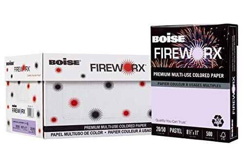 BOISE FIREWORX Premium Multi-Use Colored Paper, 8.5