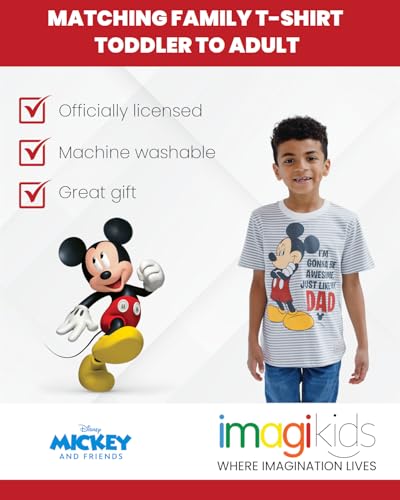 Disney Mickey Mouse Matching Family Father's Day T-Shirt Toddler to Adult3