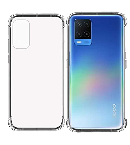 Image of Soft Flexible Silicone Back Cover Compatible with Oppo A54