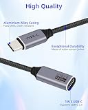 RIIEYOCA Rozdzielacz USB 1 wejście 3 wyjścia, (USB C)