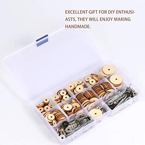 Milisten 90 Set DIY Doll Joints Doll Toy Accessories Doll Skeleton Joints Wood Doll Joints Supplies for Toys Teddy Bear Making DIY Crafts