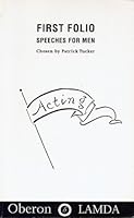 The First Folio Speeches for Men (Oberon Books) 1840020156 Book Cover