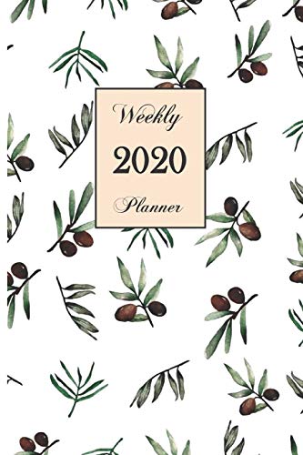 2020 Weekly Planner: Floral 6 x 9 inch 150 Pages Year Months Weeks Calendar, Schedule, and Organizer plus Dot Grid Pages (January 2020 - December 2020)