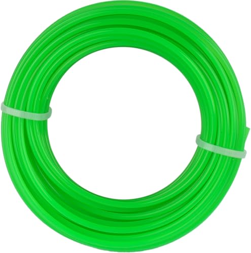 Trimmer Lines, Strimmer Wires, Durable, Flexible Nylon Cord for Grass Cutting, Weed Trimming & Garden Maintenance, Easy to Install, Universal Fit for Electric & Petrol Strimmers (2mm x 15 Meters)