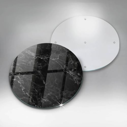 Planche à découper induction 40cm en marbre élégant pour protection de plaque