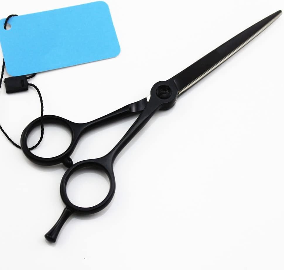 Hair Cutting Scissors, 5 Inch Professional Japan 440C Steel Scissor Black Cut Hair Scissors Haircut Barber Makas Hair Cutting Shears Hairdresser Scissors