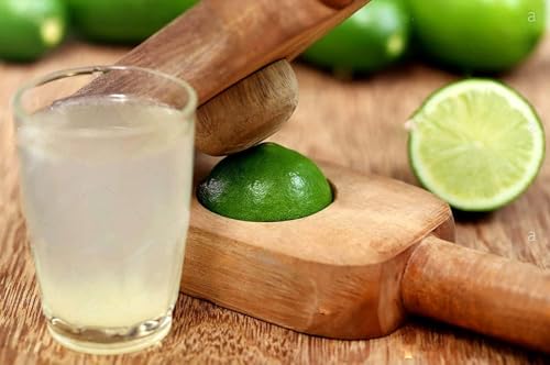 Image of Wooden Lemon Reamer, Heavy Duty Wood Lemon Citrus /Squeezer, Nimbu Nichodne Wala, Neembu Hand Juicer /Masher