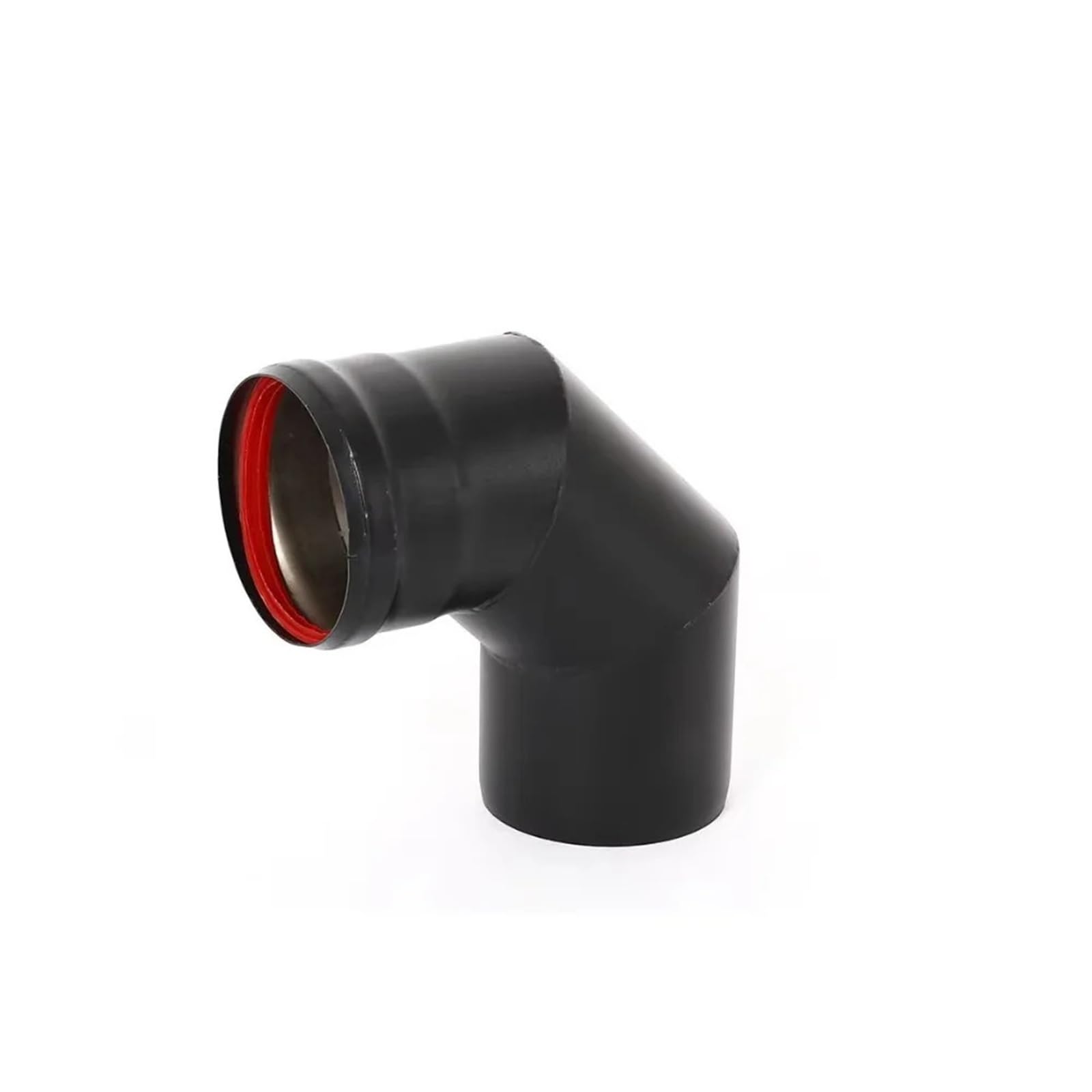 Kit Canna Fumaria in Acciaio al Carbonio, Set Canna Fumaria Personalizzabile for Ventilazione Stufa a Pellet e Camino