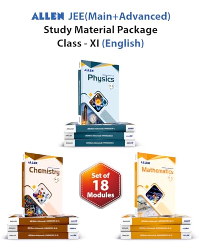 Image of ALLEN 11th JEE MAIN+ADVANCED Study Material Package (Set of 18 Modules Combo ) in English | Nurture