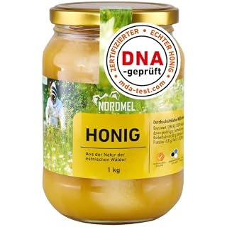 Reiner, wilder, natürlicher, roher Honig, 1 kg, ungefiltert, natürlicher Honig aus dem Ostseewald