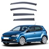 Premium Wind Deflector for Volkswagen Polo Hatchback MK5-6R 2011-2018 Window Side Visor Keep Your Car Ventilated in Rain Reduce Wind Turbulence External Accessories