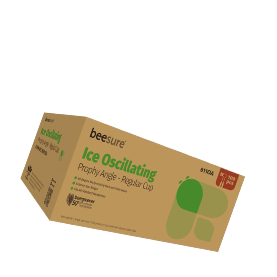 BeeSure BE611OA Ice Oscillating Dental Prophy Angles Regular White 100/Box