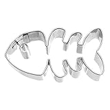 Birkmann 1010648310 Formina per Biscotti, Acciaio, Grigio, 4 x 4 x 5 cm