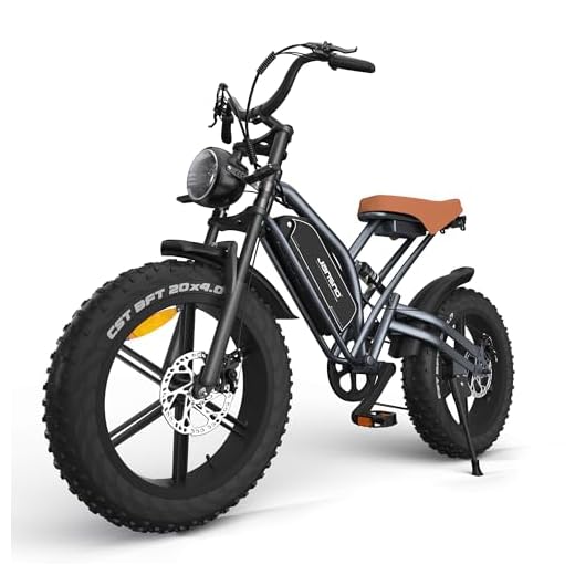 JANSNO Electric Bike 20" x 4.0 Electric Bike for Adults with 750W Brushless Motor, 48V 12.8Ah Removable Battery, 7-Speed Transmission UL Certified