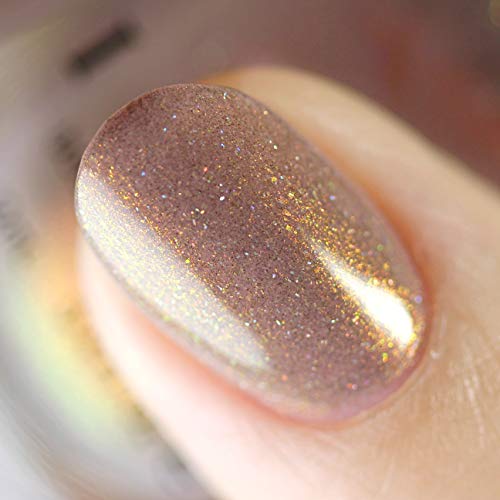 Image of ILNP Quicksand - Refined Warm Taupe Holographic Nail Polish
