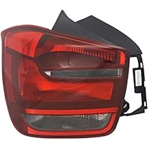 Left Tail Light Compatible With BMW 1 Series F20 F21 2010 2011 2012 2013 2014 2015 114i 116i 118i 125i M135i 114d 116d 118d 120d 125d VT691L Driver Side Left Side Rear Light Tail Lamp Red Smoke